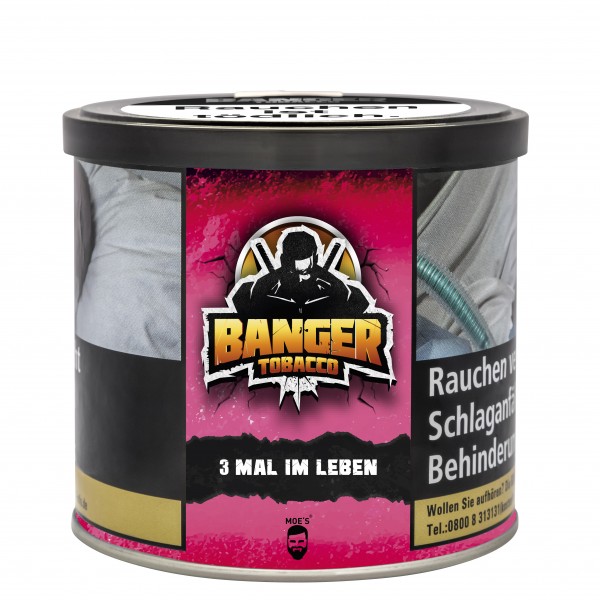 Banger Shisha Tabak 200g 3 Mal im Leben