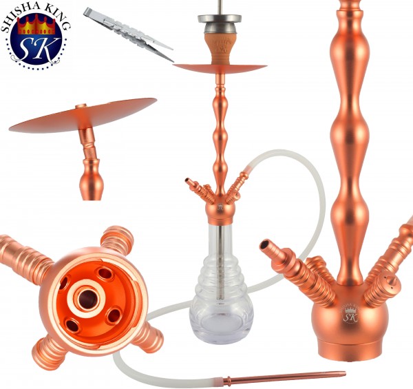 SKS 614 Neptun-Rosegold/Clear 4 Schlauch Variante