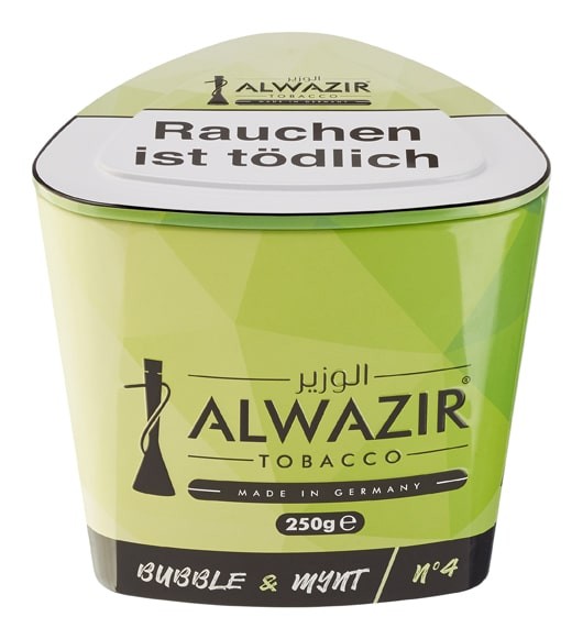 Alwazir Shisha Tabak 250g Bubble & Mynt No 4
