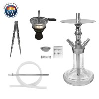 SKS Itali Roma Silver Shisha Komplettset SKS Itali Roma Silver Shisha Komplettset