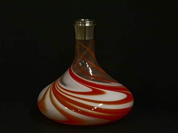SK Xoni Mini Flat Bowl-Red Clear