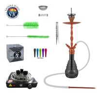 SKS 610 V.A.P.O.R. Shisha Mega Set roségold / light black SKS 610 V.A.P.O.R. Shisha Mega Set roségold / light black