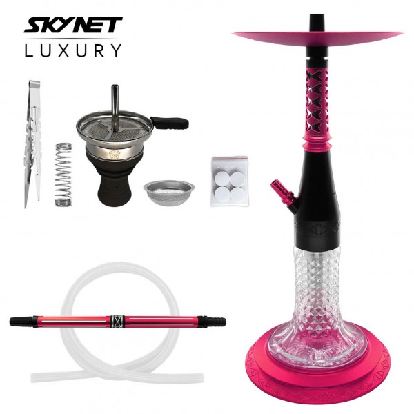 Skynet Luxury Shisha Wasserpfeife pink set