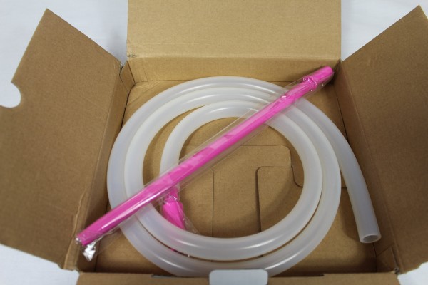 SK Silikonschlauch Set-Tranparent/Pink