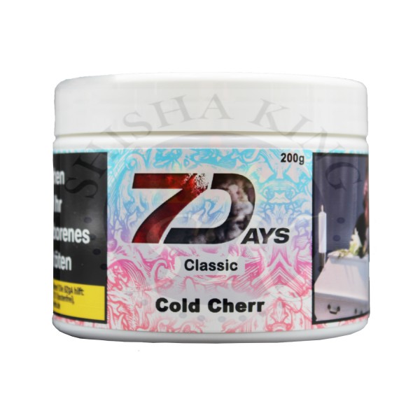 7 Days Classic Shisha Tabak 200g Cold Cherr