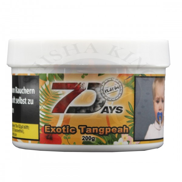 7 Days Platin Shisha Tabak 200g Exotic Tangpeah