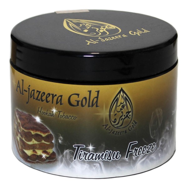 Al Jazeera Gold Shisha Tabak 200g Tiramisu Freeze
